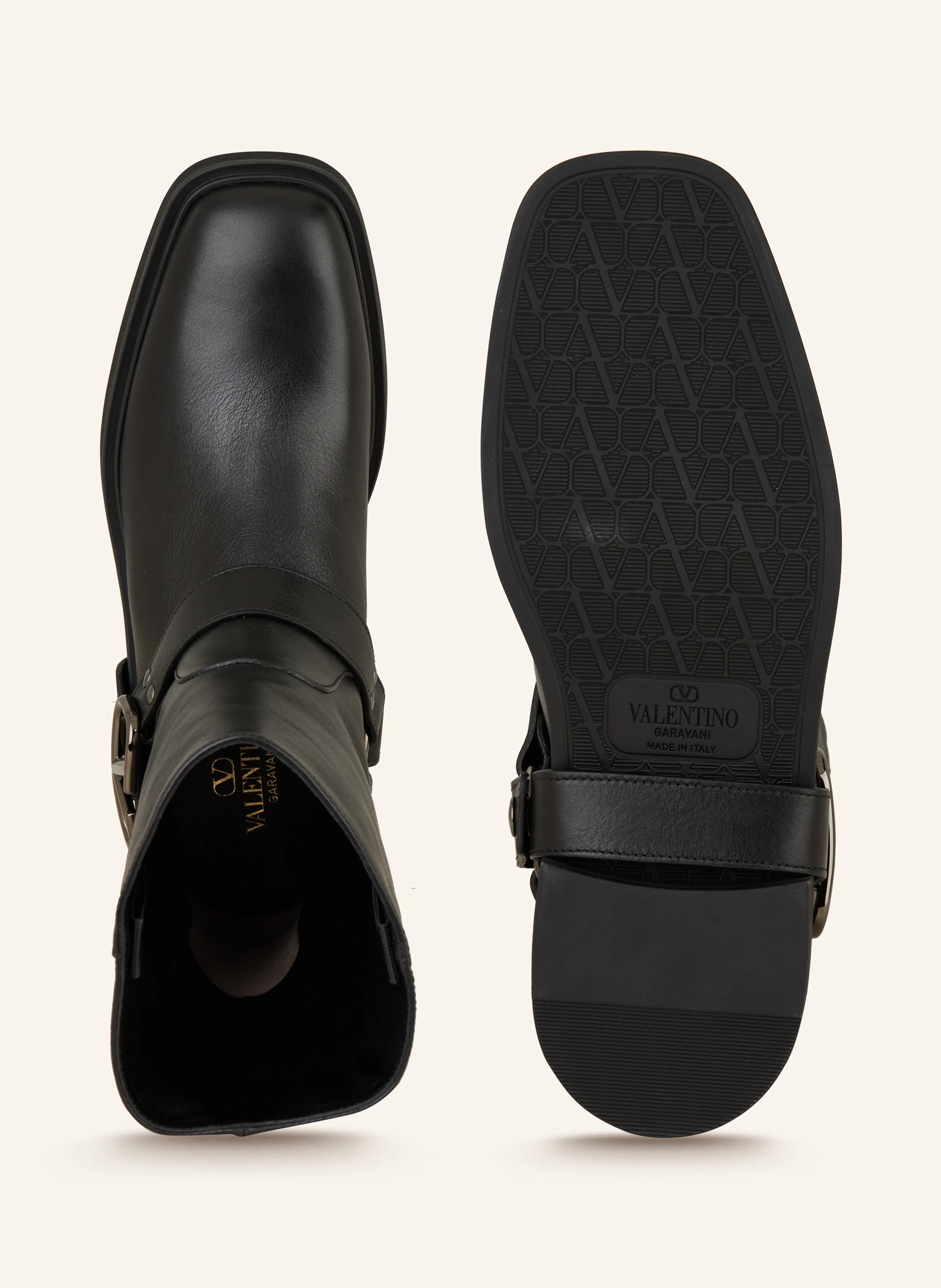 VALENTINO GARAVANI Biker Boots VLOGO SIGNATURE