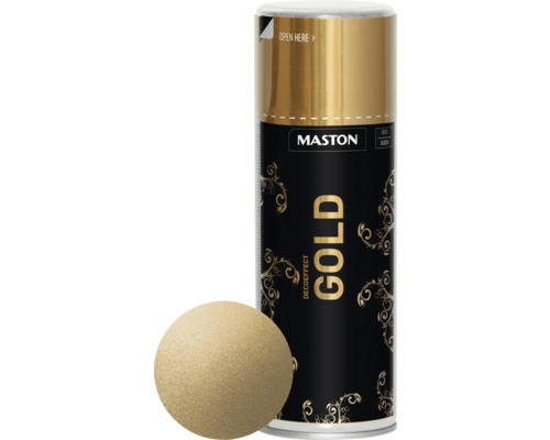 Maston decoratieve effect spuitverf, goud, 400 ml