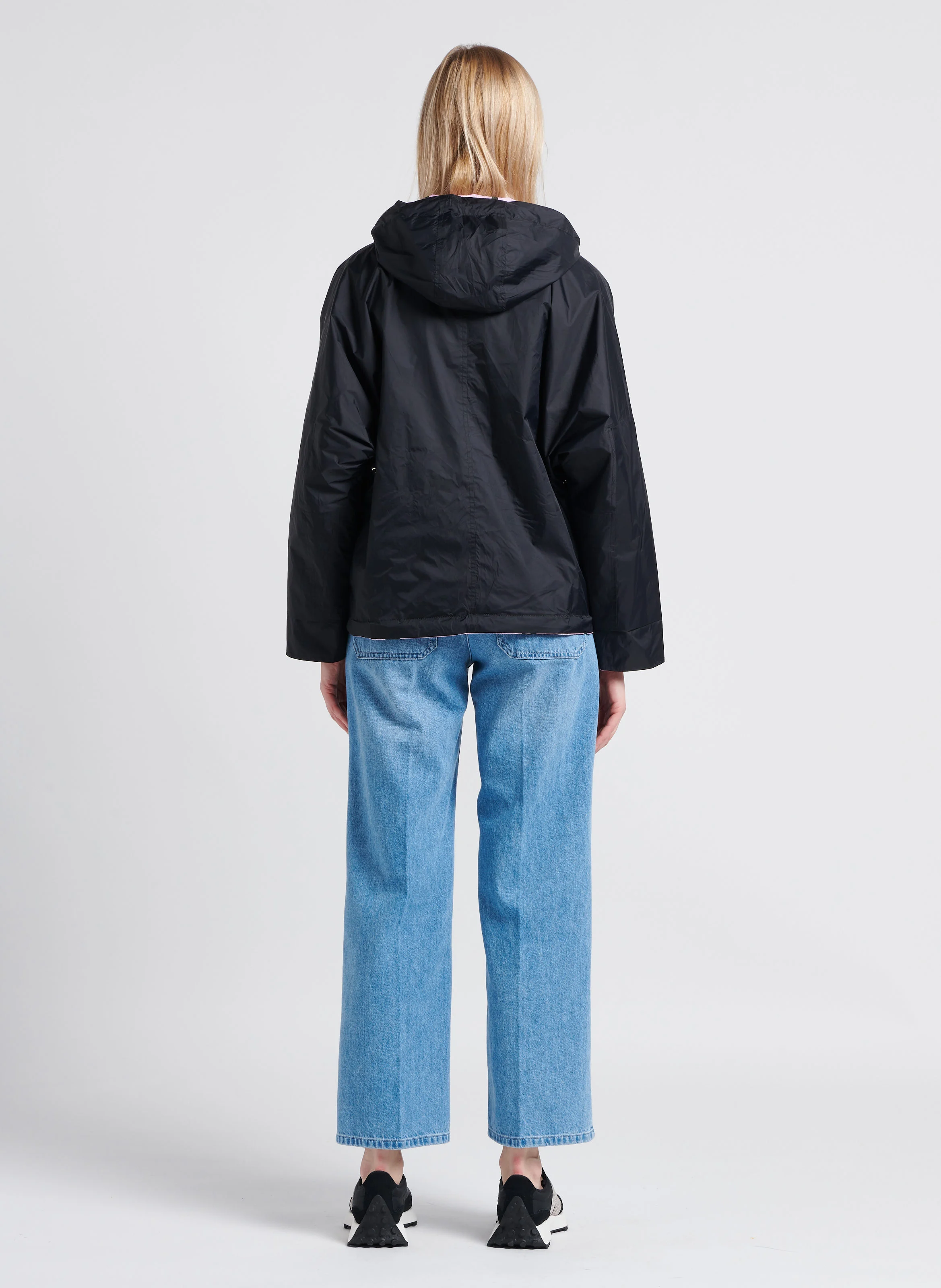 SWANN - Jean droit large taille haute| Bleu