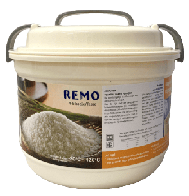 Remo Magnetron Rijstkoker 4-6 Kopjes