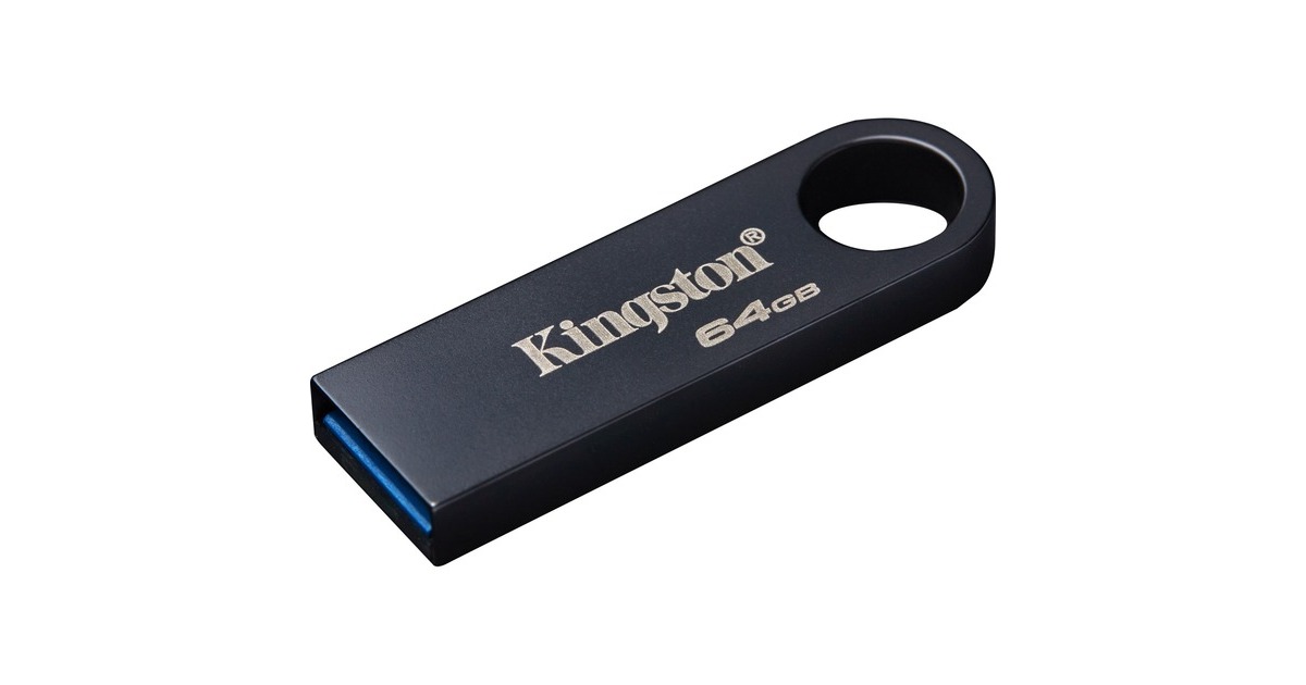 KingstonDataTraveler SE9 G3 64 GB usb-stick  (Donkergrijs, KE-U2X64-1AC, USB-A 3.2 (5 Gbit/s))