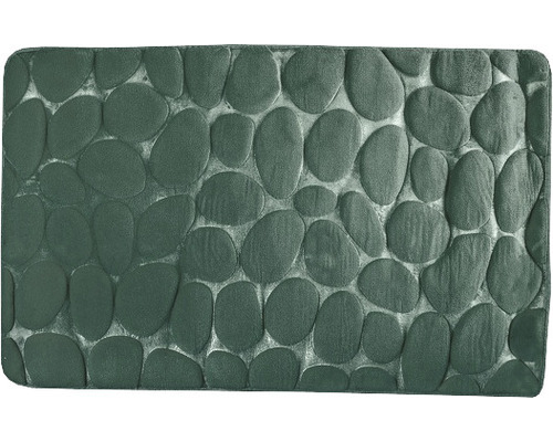 Badmat MSV PEBBLES 50 x 80 cm donkergroen