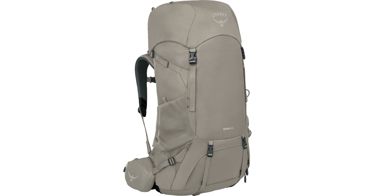 OspreyRenn 65 rugzak  (Lichtbruin, 65 Liter, One Size, Pediment Grey/Linen Tan)