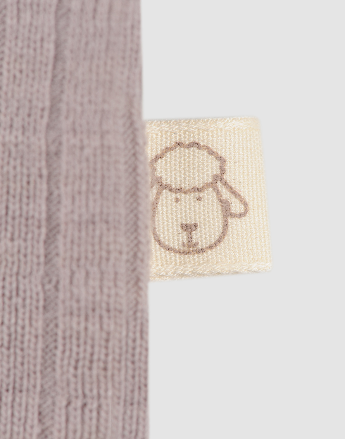 Shirt met ruches van merinowol voor baby's