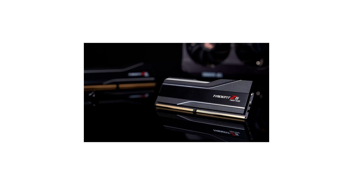 G.Skill32 GB DDR5-6400 Kit werkgeheugen  (Zwart, F5-6400J3239G16GX2-TZ5NR, Trident Z5 NEO RGB, EXPO)