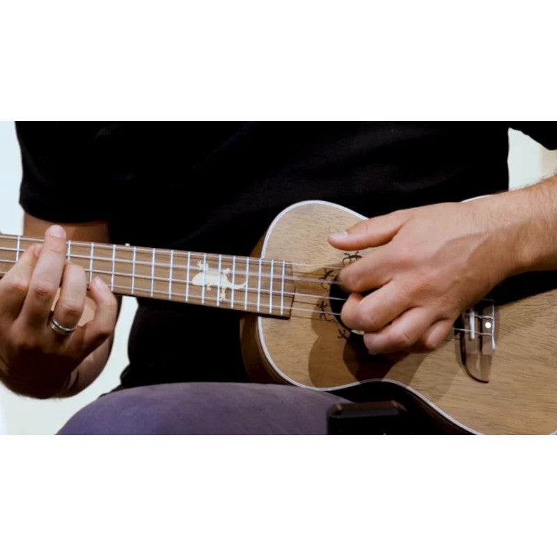 Ortega LIZARD-CC-GBL Lizard Series Left-handed Concert Ukulele linkshandige E/A concert ukelele met gigbag