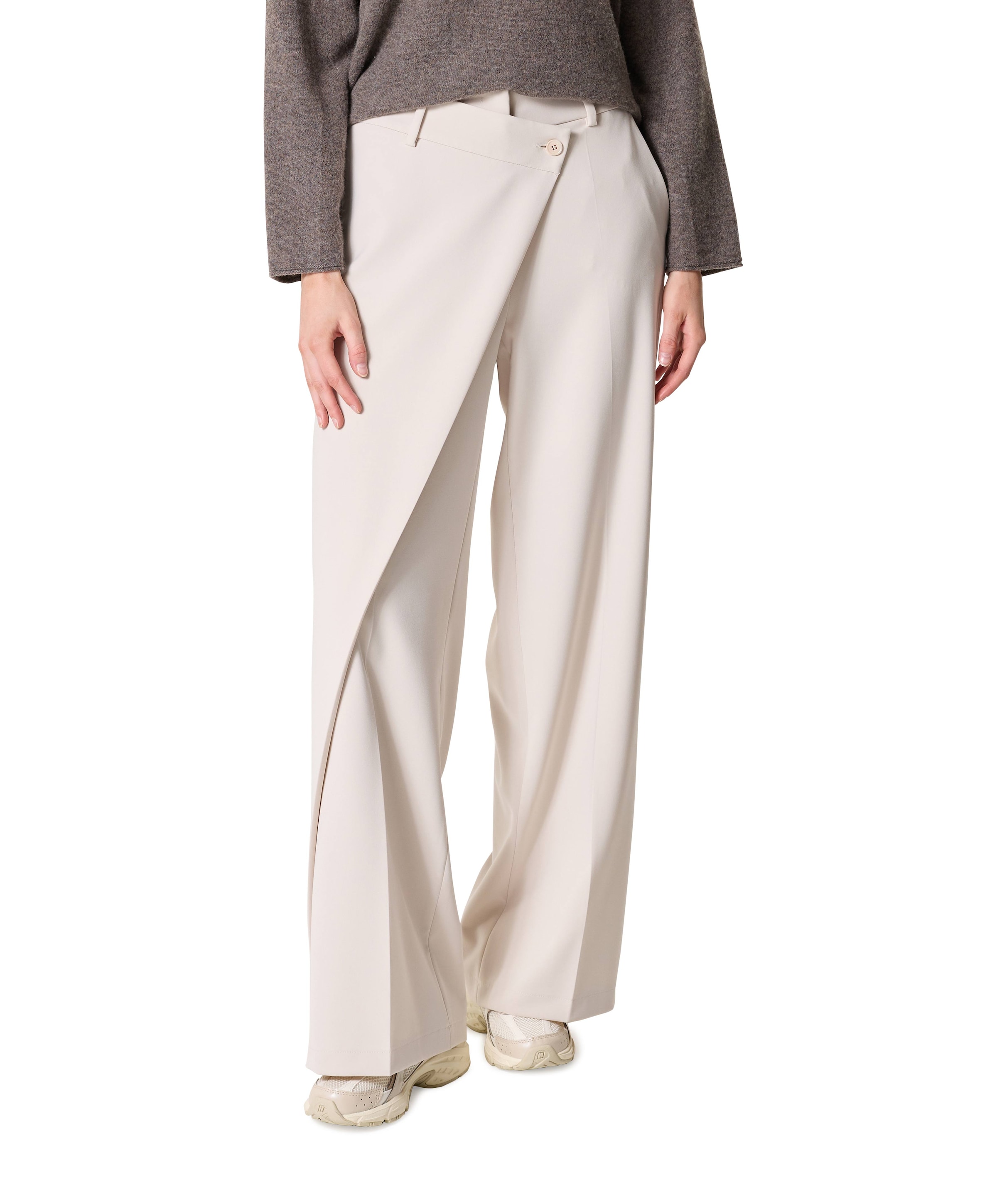 Cambio Anais wrap front dames broek ecru
