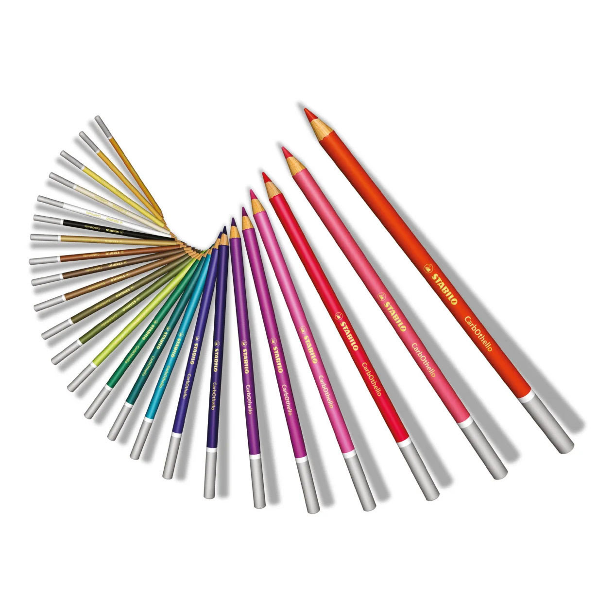 STABILO CarbOthello - Kalkpastel Kleurpotloden - Set 60 st.