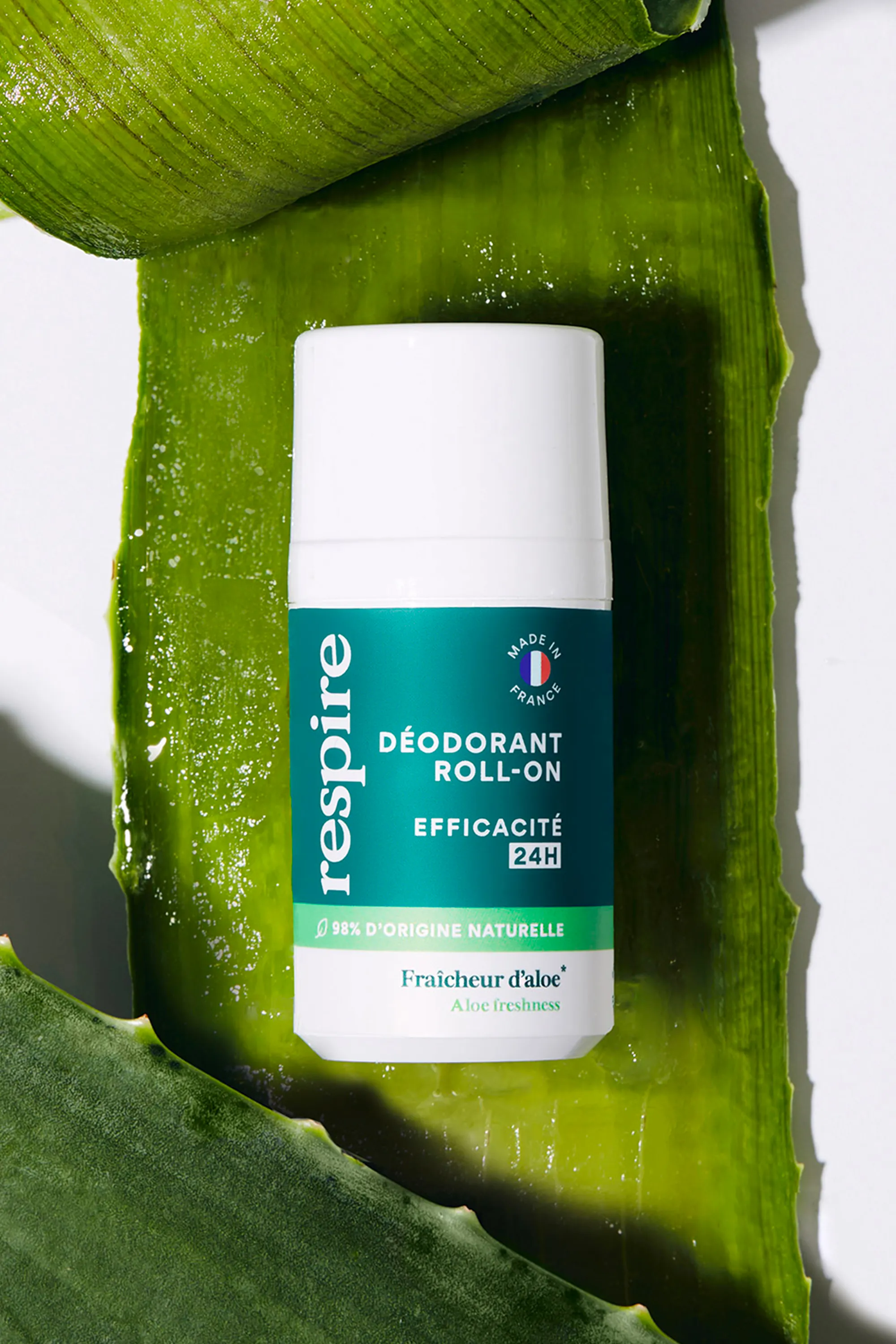 Respire Duo de déodorants roll-on rechargeables