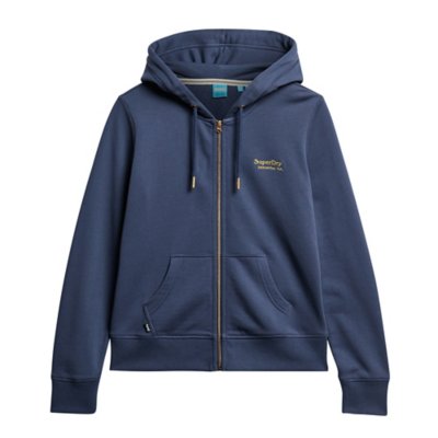 Sweatshirt zippé à capuche femme Essential Logo SUPERDRY