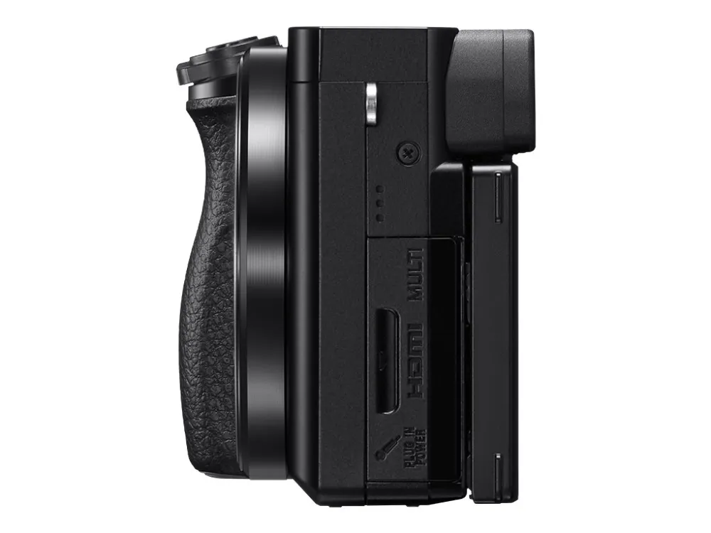 Sony a6100 ILCE-6100L - Digitalkamera - spejlløst - 24.2 MP - APS-C - 4K / 30 fps - 3x optisk zoom 16-50 mm objektiv - Wi-Fi, NFC, Bluetooth - sort