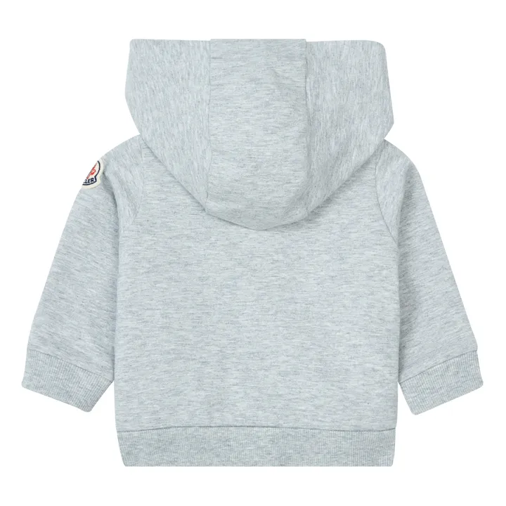 Moncler Gilet Sweat Zippé | Gris chiné