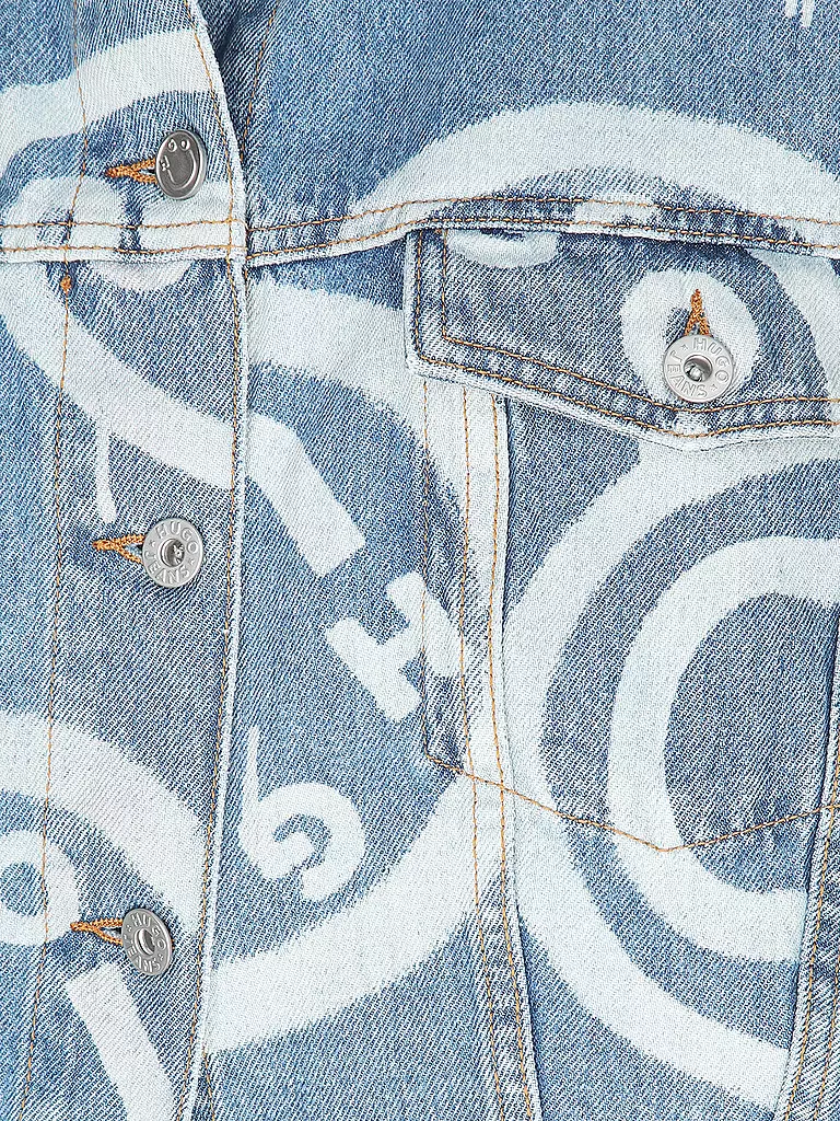 HUGO Jeansjacke  hellblau