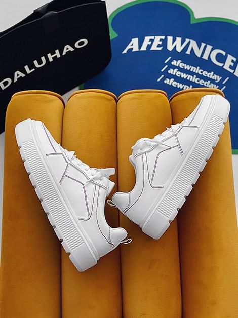 Tanzanite - Platform Paneel Sneakers