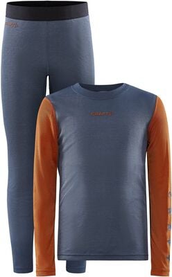 Craft Core Warm JR Superundertøy, Flow-Chestnut