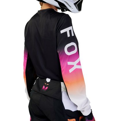 Maillot cross Fox WOMEN'S 180 - FLORA 2023 - Noir / Rose