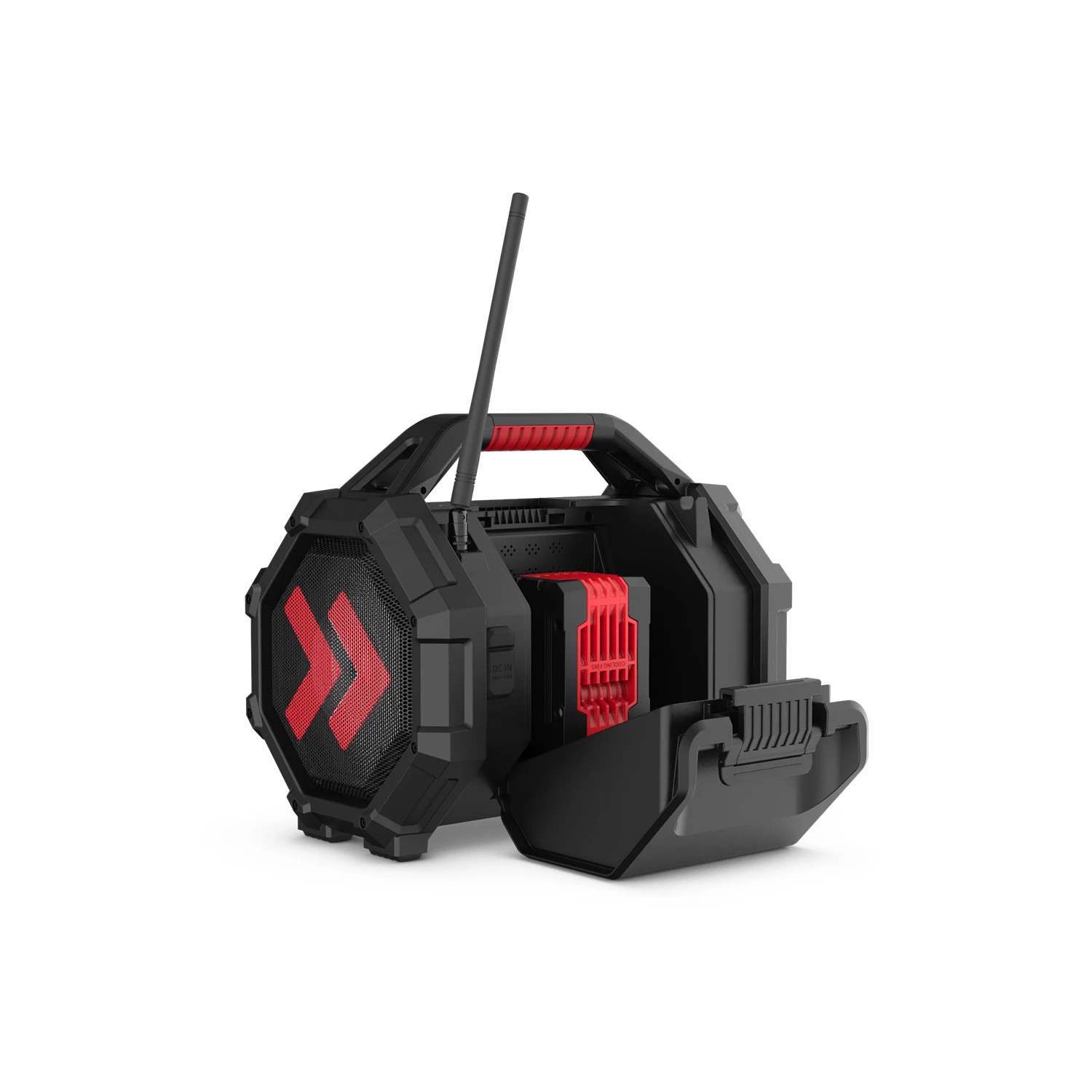 PerfectPro ROCKTAGON OCT-18V multi battery Bouwradio - FM RDS - DAB  - Bluetooth - AUX In