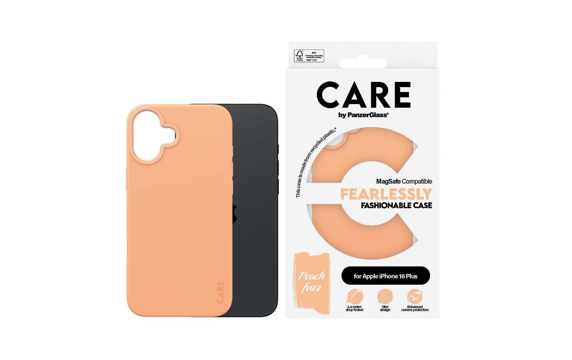 Back Cover Fashion iPhone 16 Plus PeachySchutzhülle für das Apple iPhone 16 Plus