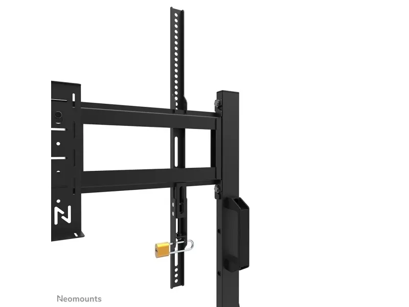 Neomounts FL50-525BL1 - Vogn med hjul - robust - for fladt panel - gulvstander - låsbar - stål - sort - skærmstørrelse: 55