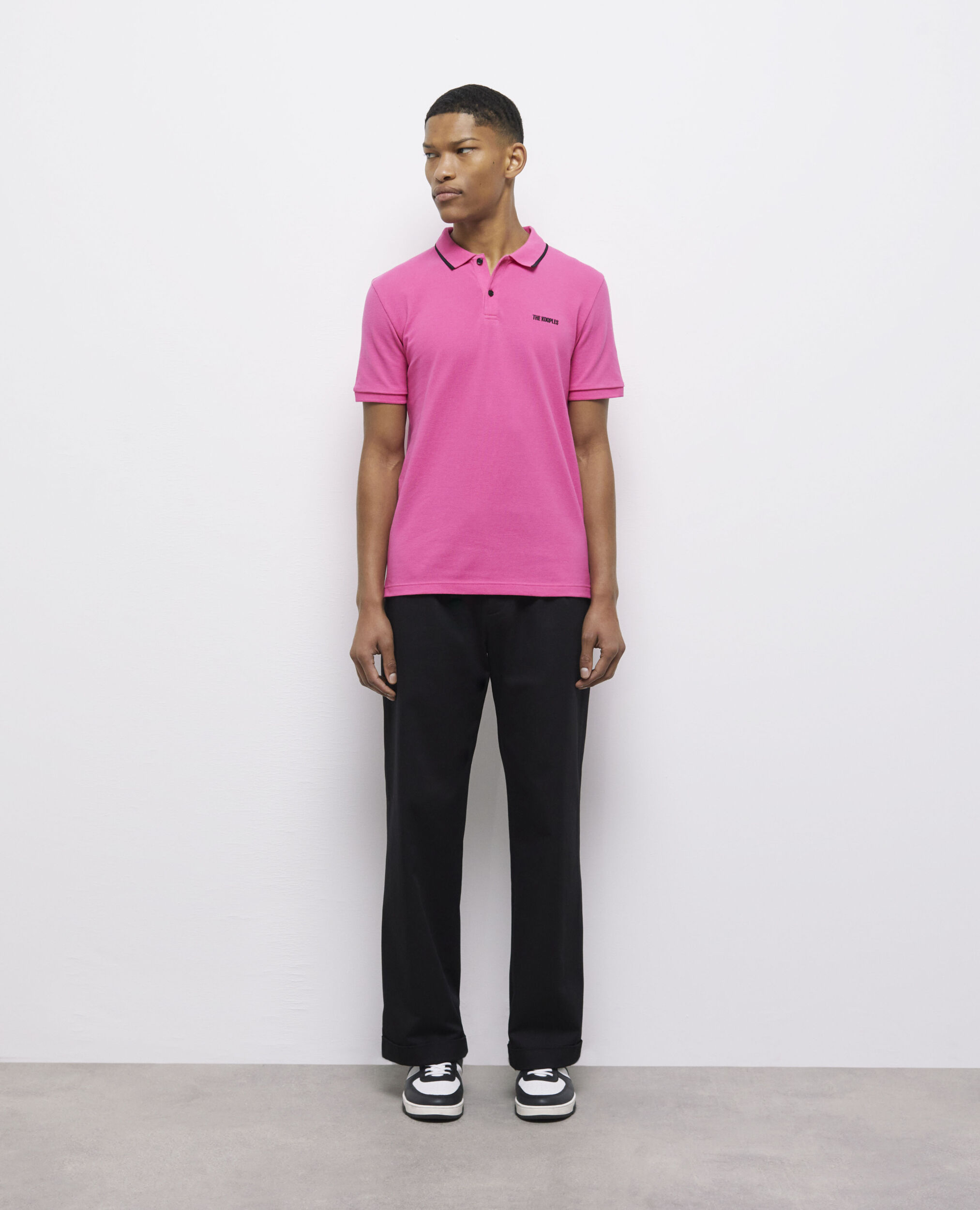 Polo rose avec logo