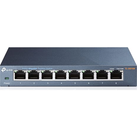 TP-Link 8-Port Desktop Switch SG108 10/100/1000Mbps