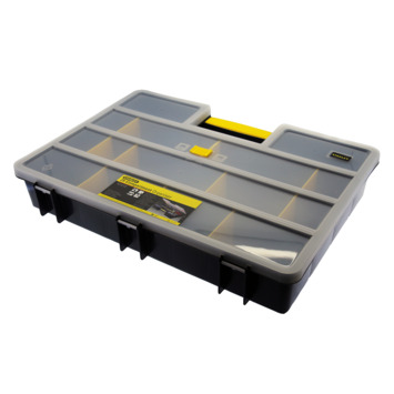 Stanley assortimentsdoos 25-vaks 32,5x46x8 cm met flexibele indeling