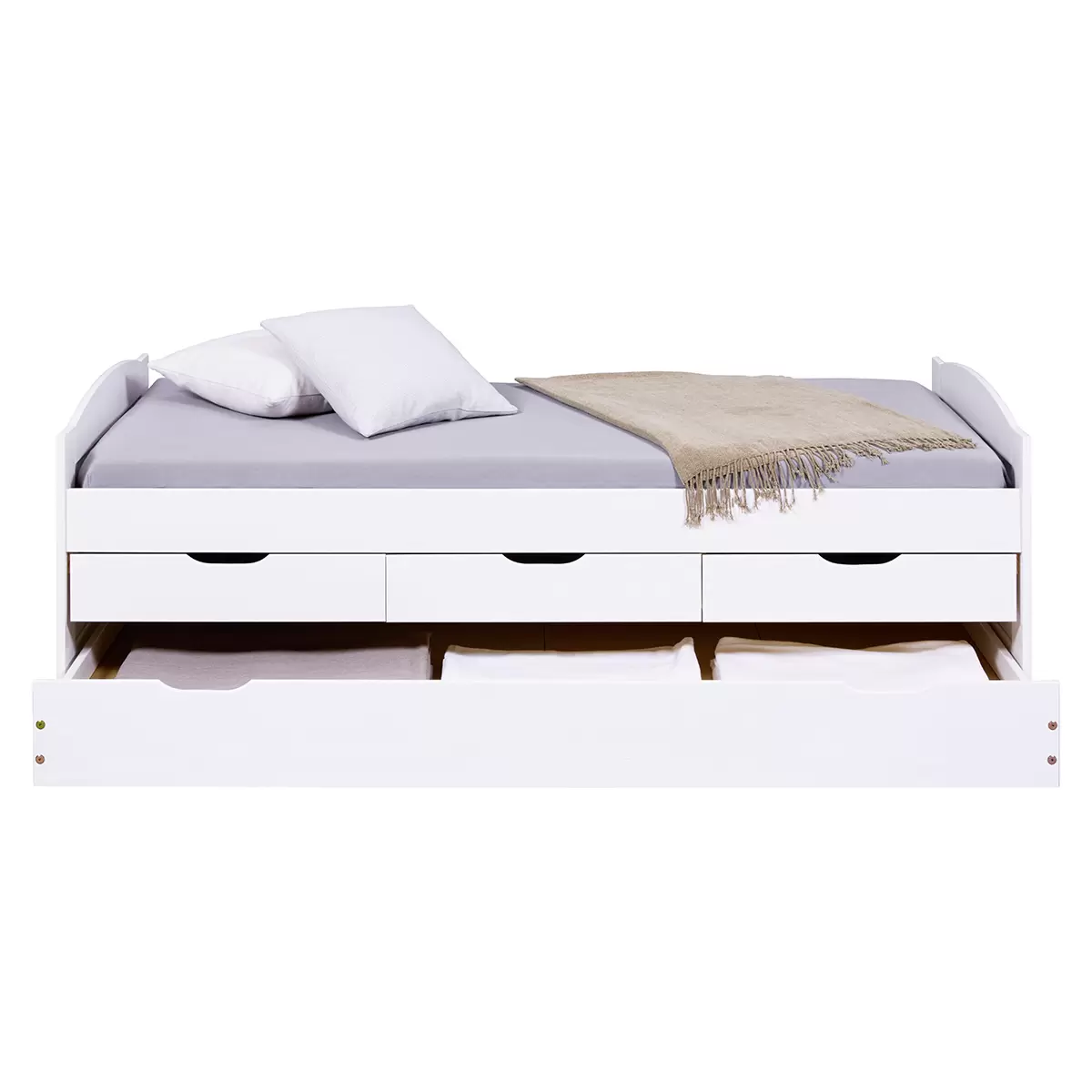 Funktionsbett Ulli 90x200 weiss