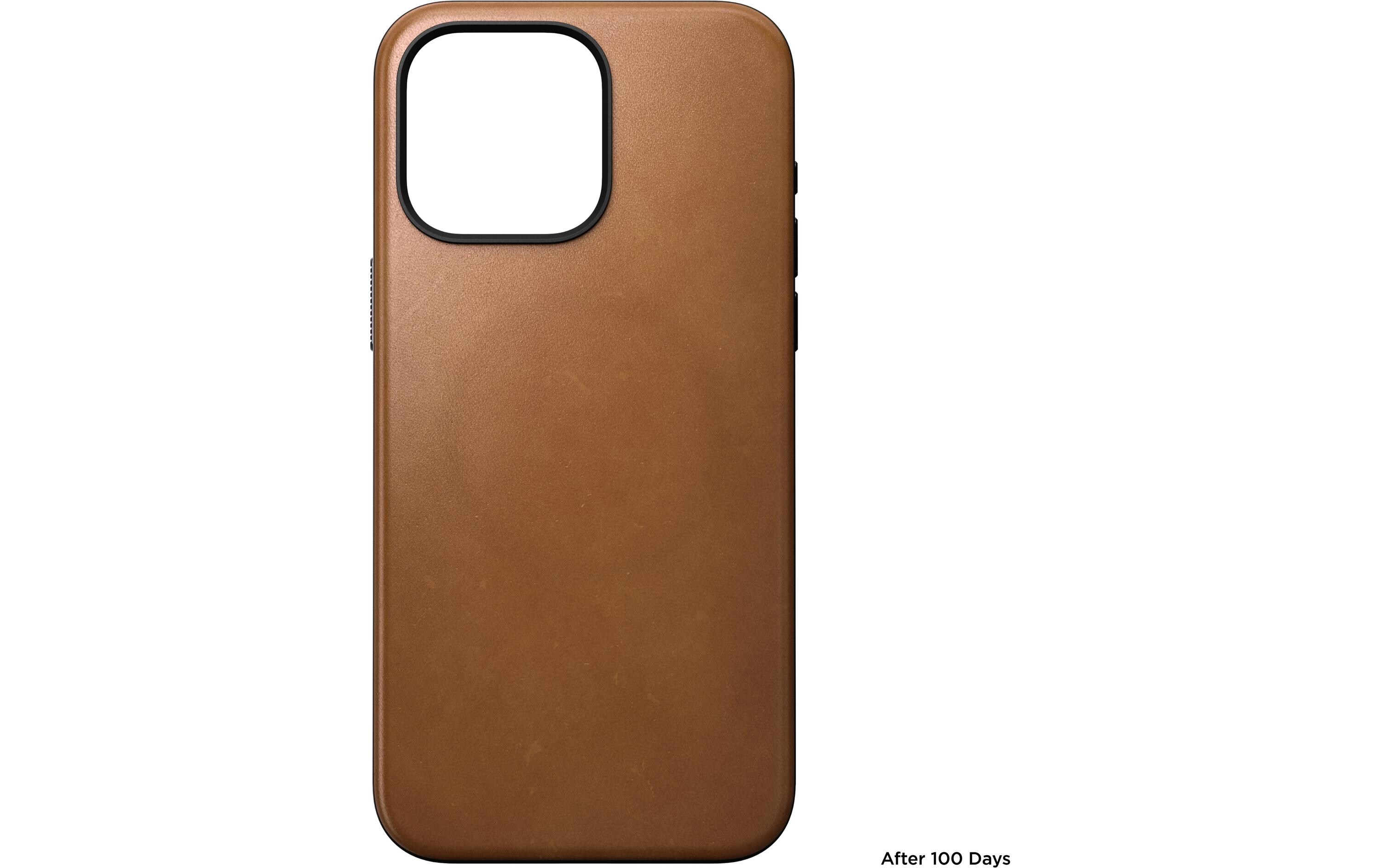 Back Cover Modern Leather iPhone 15 Pro Max RostbraunModerne Schutzhülle aus Leder für das Apple iPhone 15 Pro Max