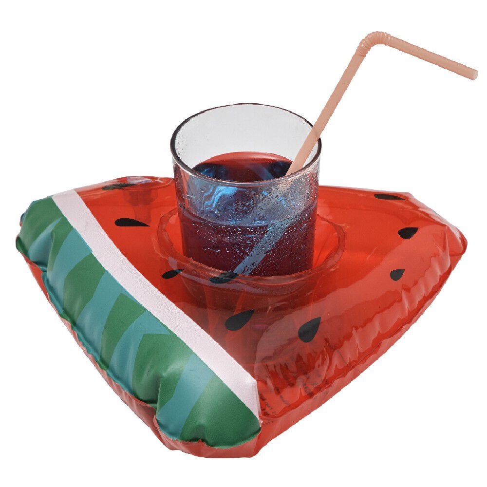 Porte verre gonflable tranche de pastèque