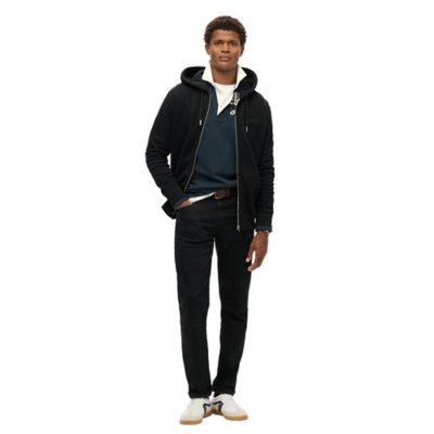 Sweatshirt zippé à capuche homme Essential Logo SUPERDRY