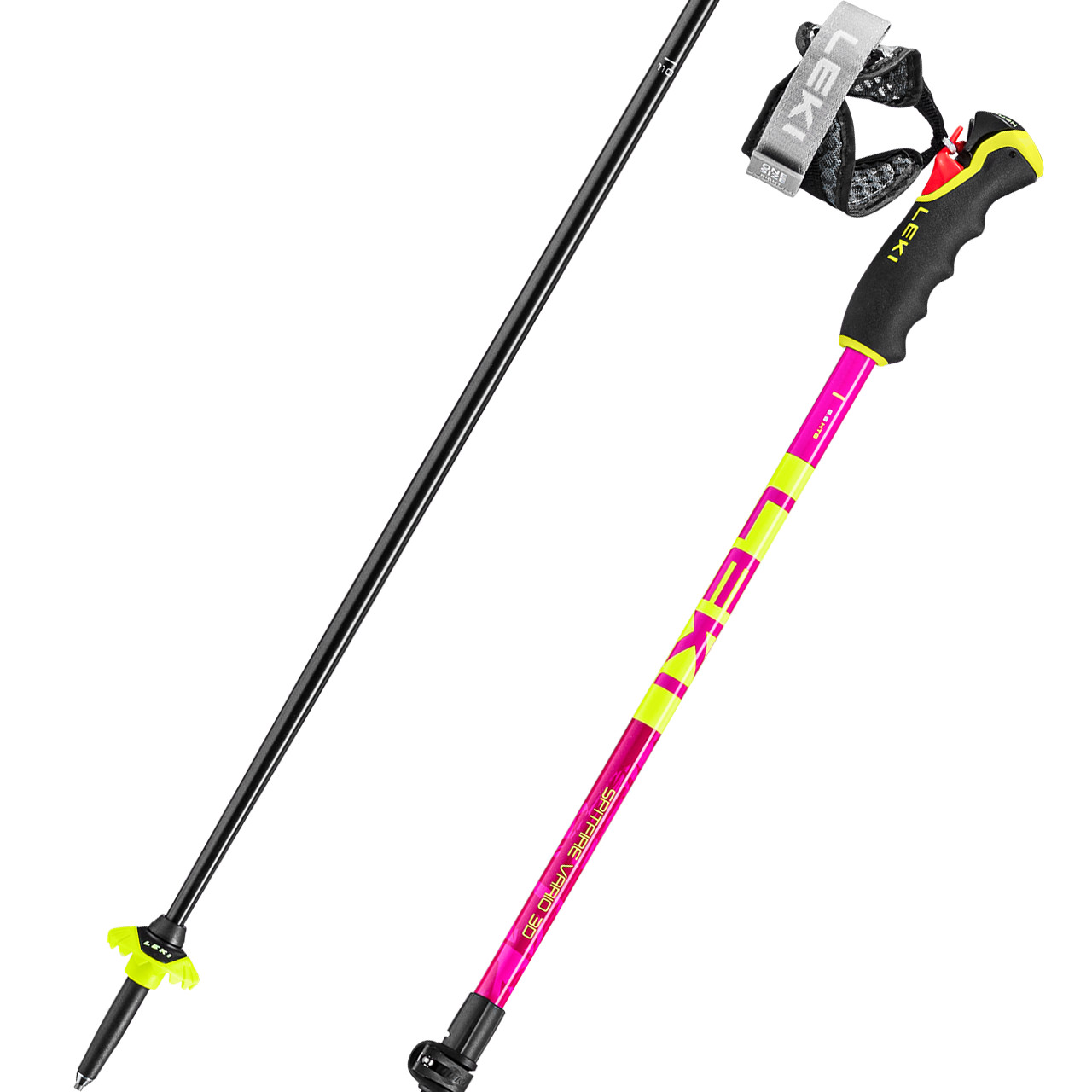Leki Spitfire Vario 3D neonmagenta/neonyellow/berry | Leki Alpin Skistöcke | Leki | L | MARKEN | XSPO