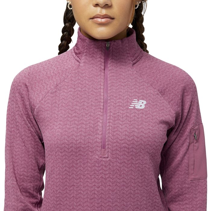 NB Heat Grid Half Zip Women