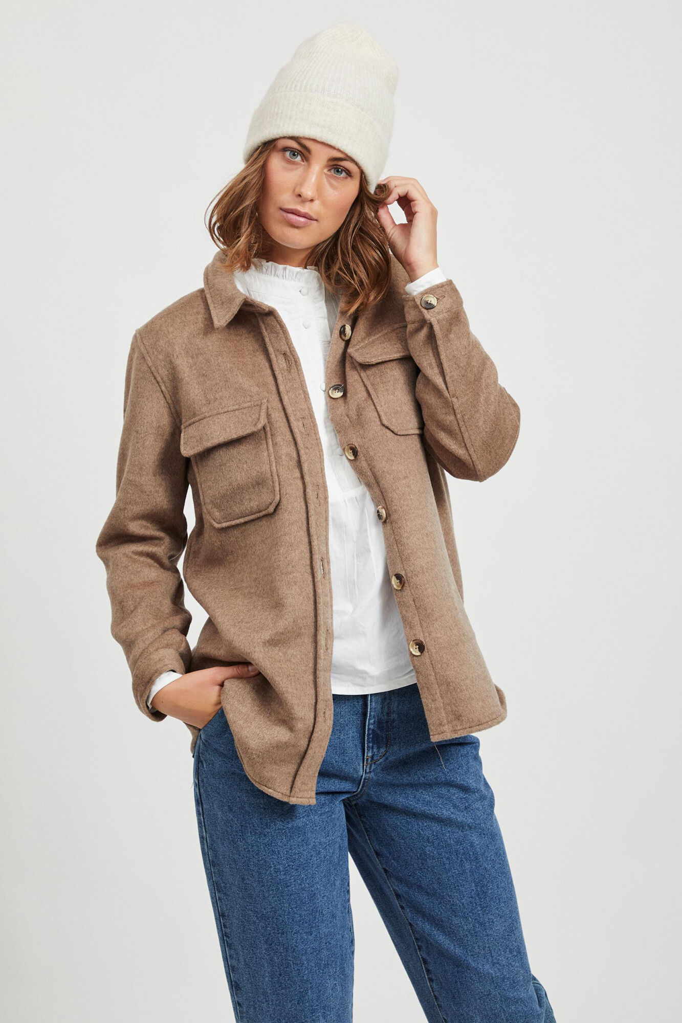 Sobretudo Soft Tact - Cinza