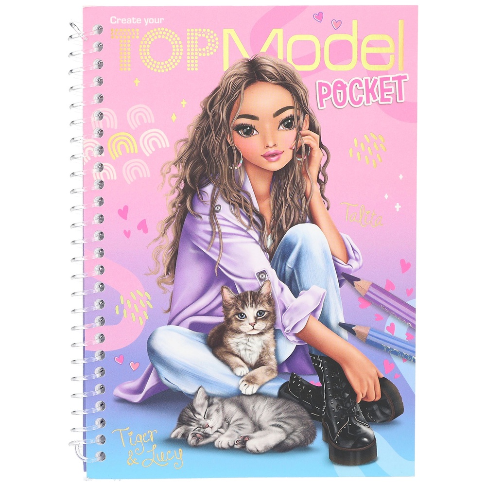 TOPModel Taschenmalbuch