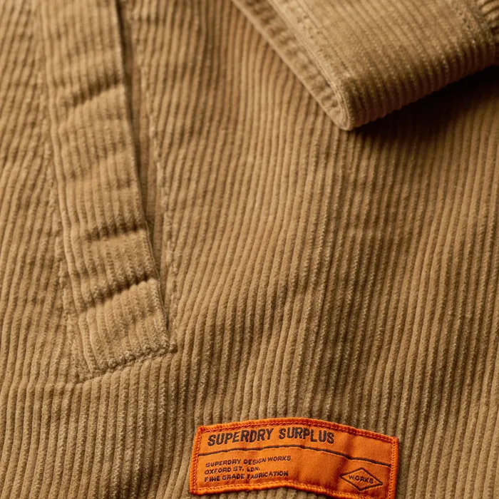 Superdry Surplus Cord Quilt Overshirt Heren
