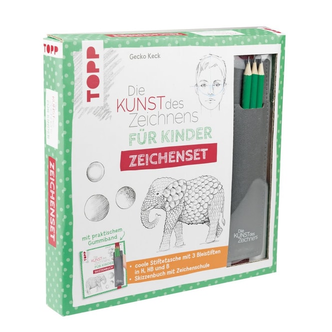Die Kunst des Zeichnens für Kinder - Zeichenset
