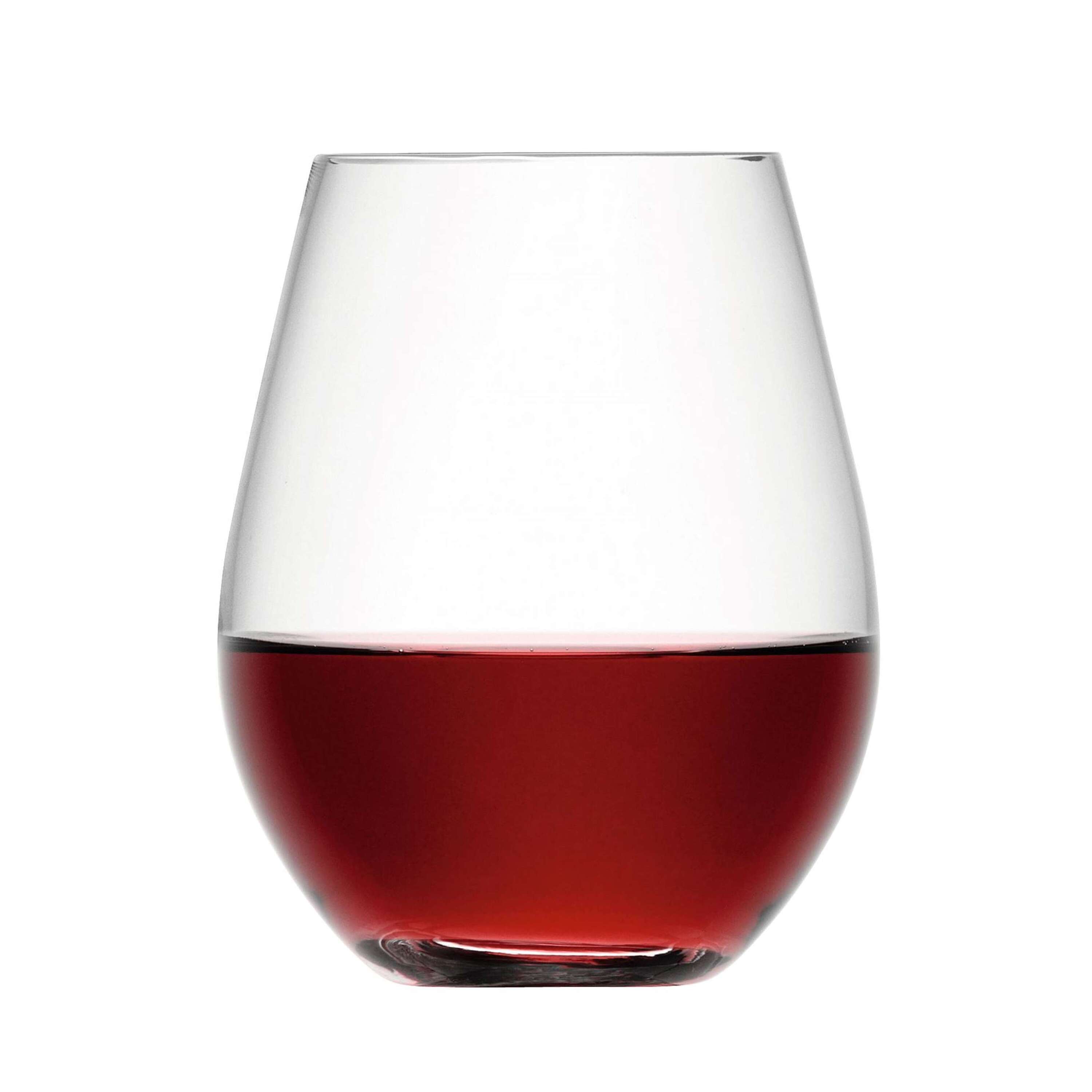 L.S.A. - Stemless Rode Wijn Glas 530ml Set van 6 Stuks