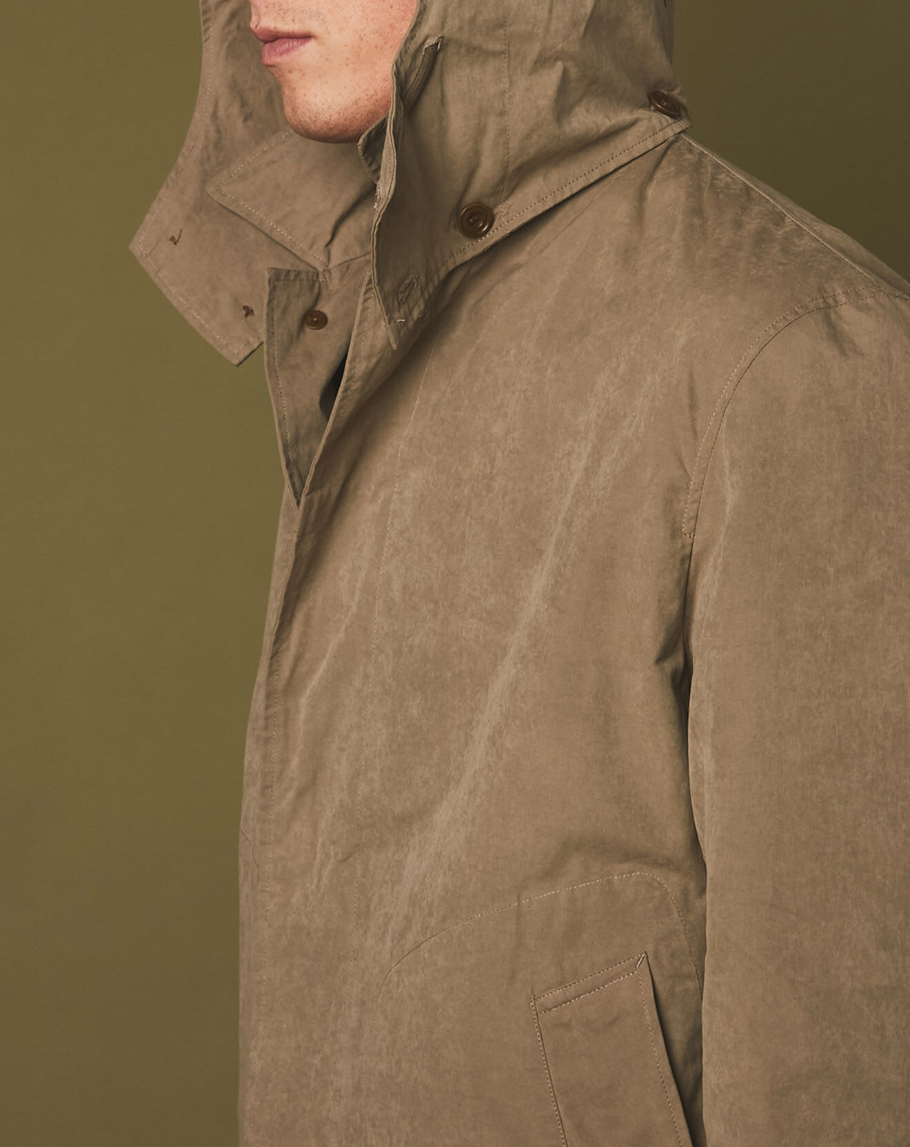 Hartford Parka légère Cleeve khaki
