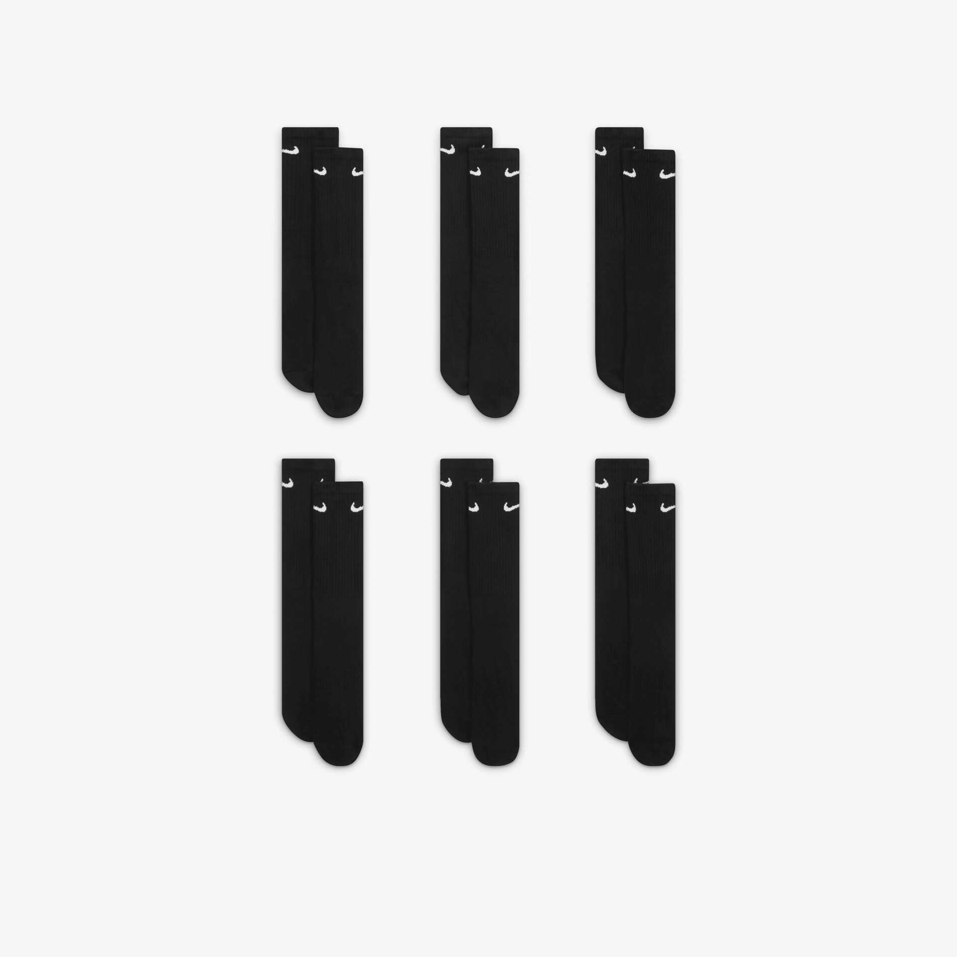 Nike Everyday Cushioned Unisex Sportsocken schwarz