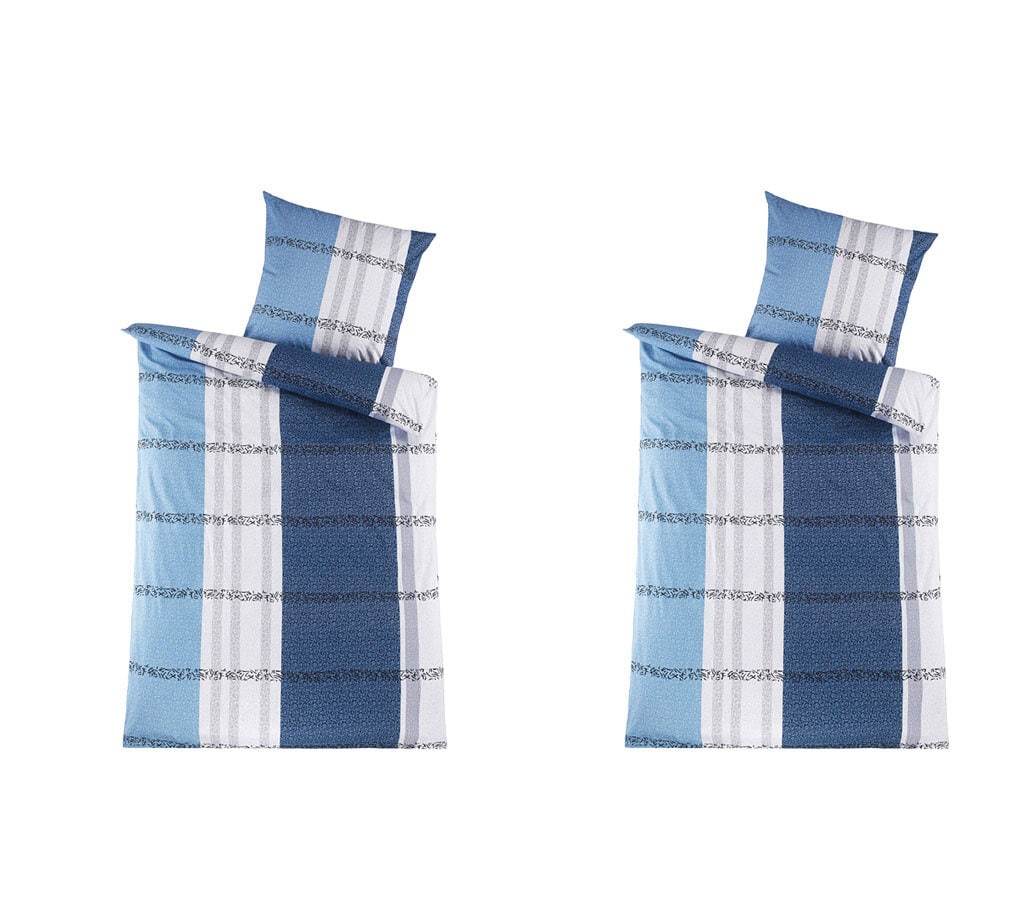 Renforcé-Bettwäsche Blar 2er Set - 80x80/135x200 cm
