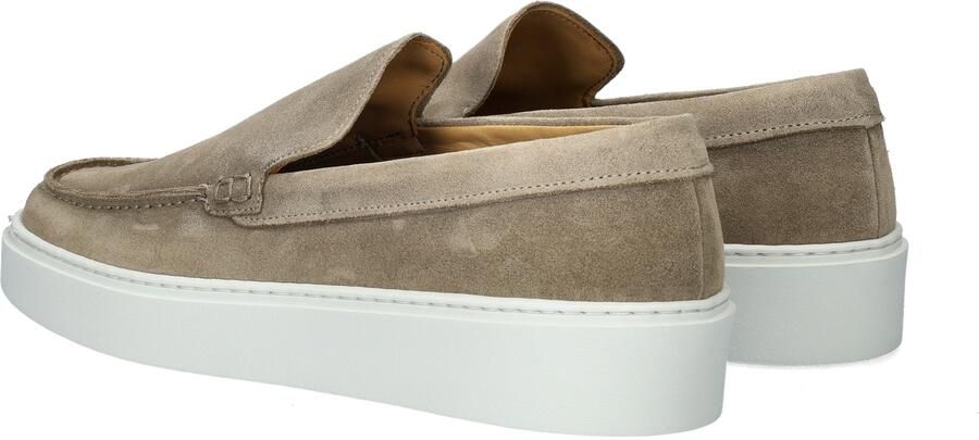 Giorgio Heren Instappers Taupe Stijlvol Model Beige Heren