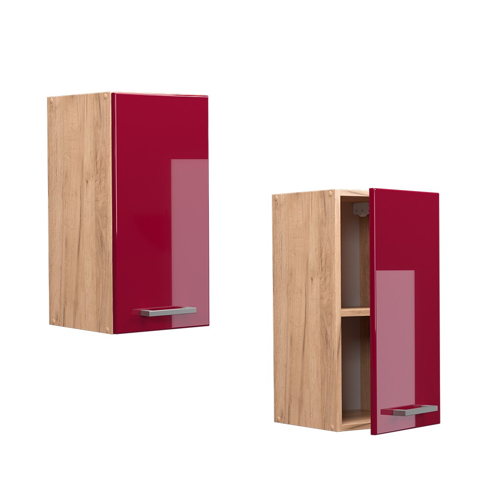 Vicco Hängeschrank Küchenschrank Küchenzeile R-Line 30 cm Goldkraft Bordeaux