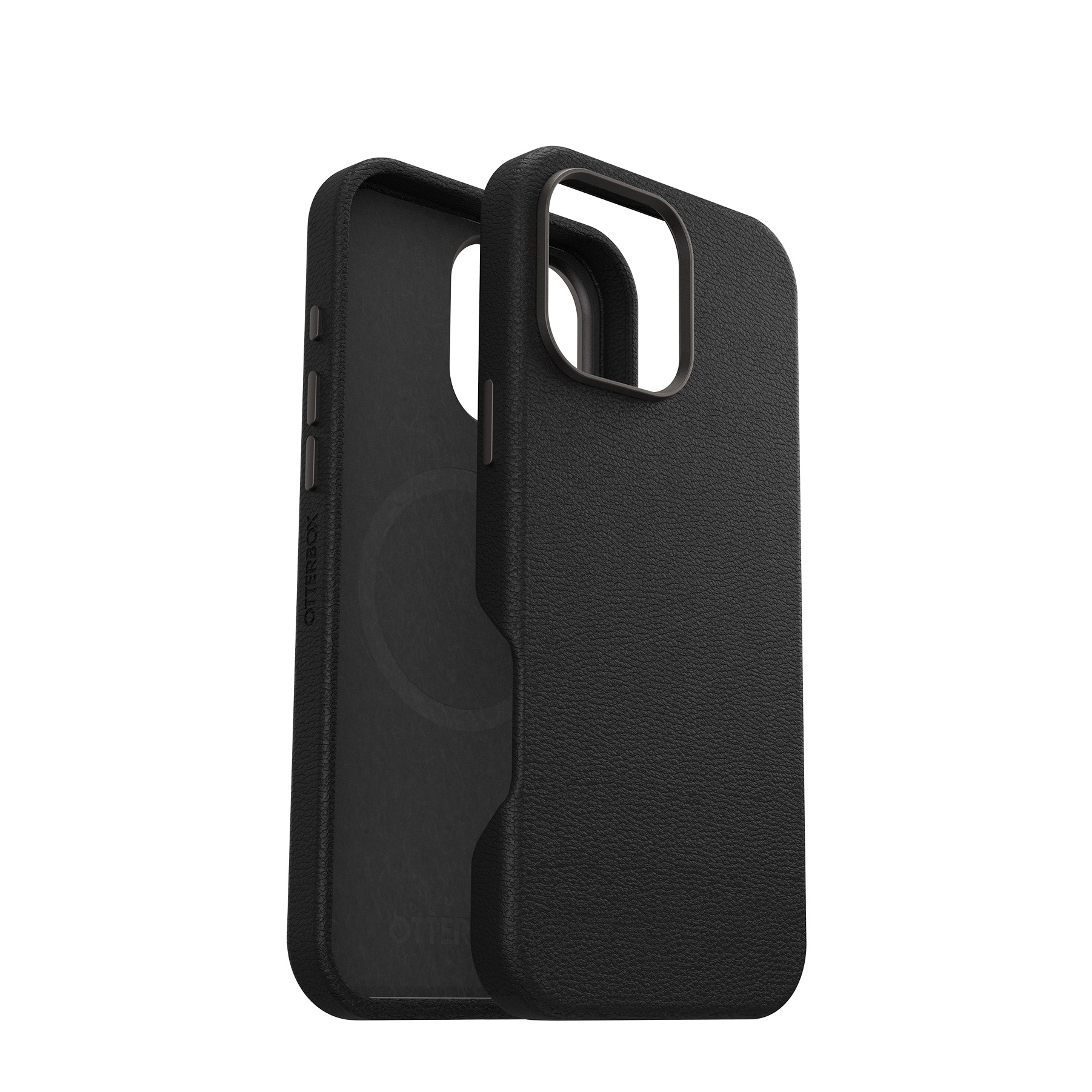 iPhone 16 Pro Max MagSafe Leder Hülle Symmetry Cactus Series (77-96333) - Schwarz