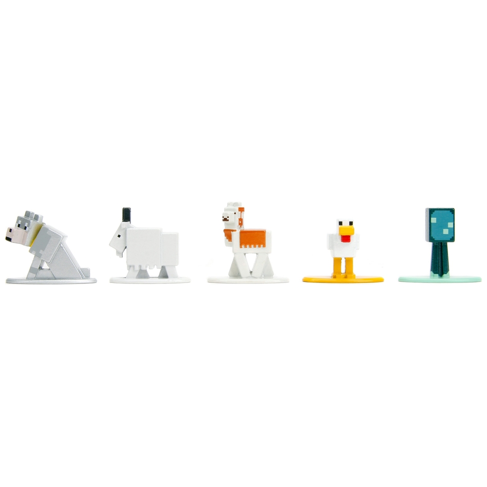 Minecraft – Höhlen & Klippen Nano Metalfigs 18er-Pack