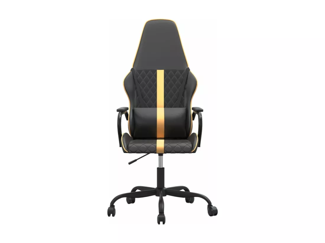 Chaise de jeu Noir et doré Similicuir