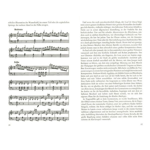 Schott Bartók Leben und Werk