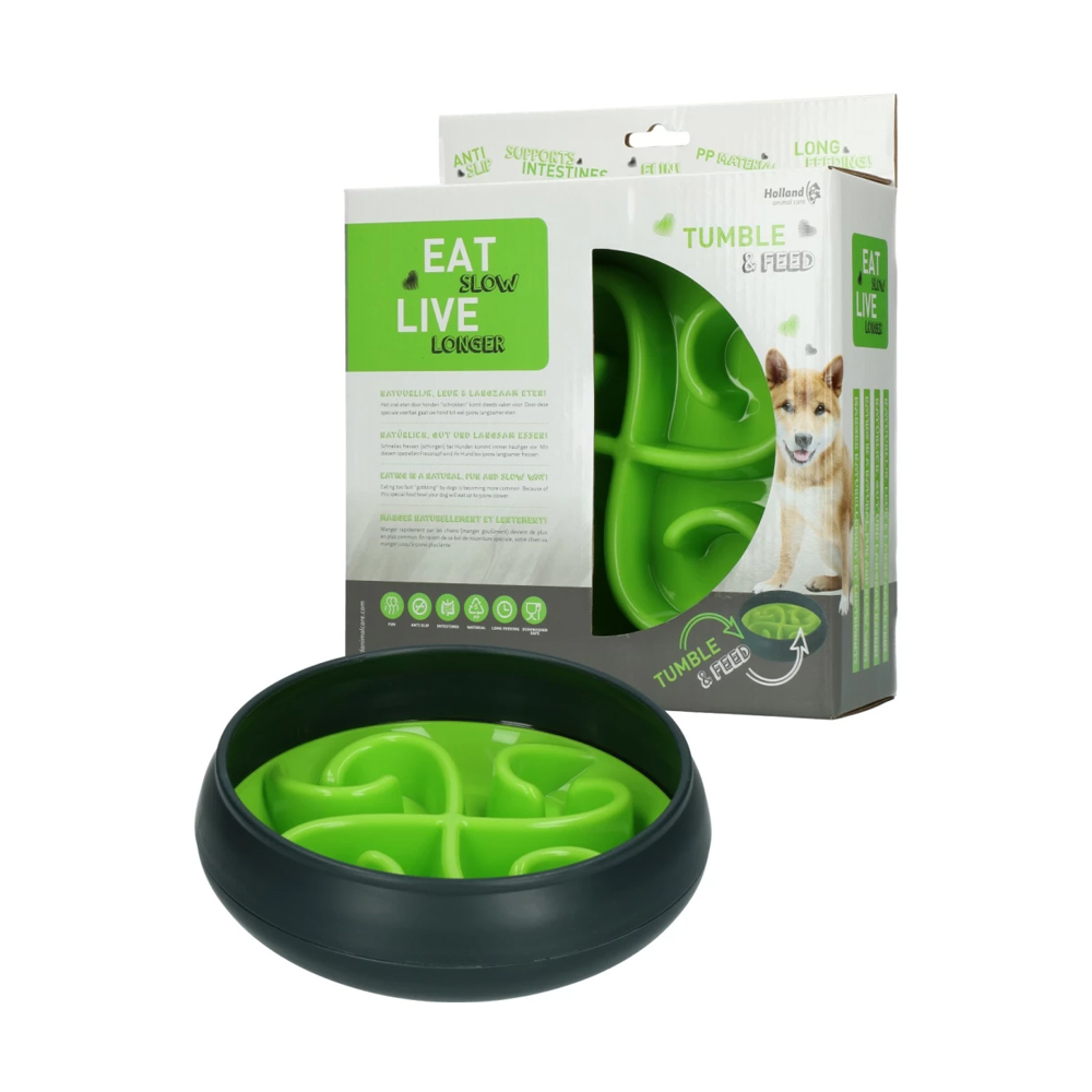 Eat Slow Live Longer Tumble Feeder - Antischrokbak