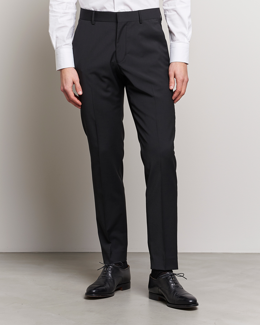 Tiger of Sweden Tenuta Wool Travel Suit Trousers Black