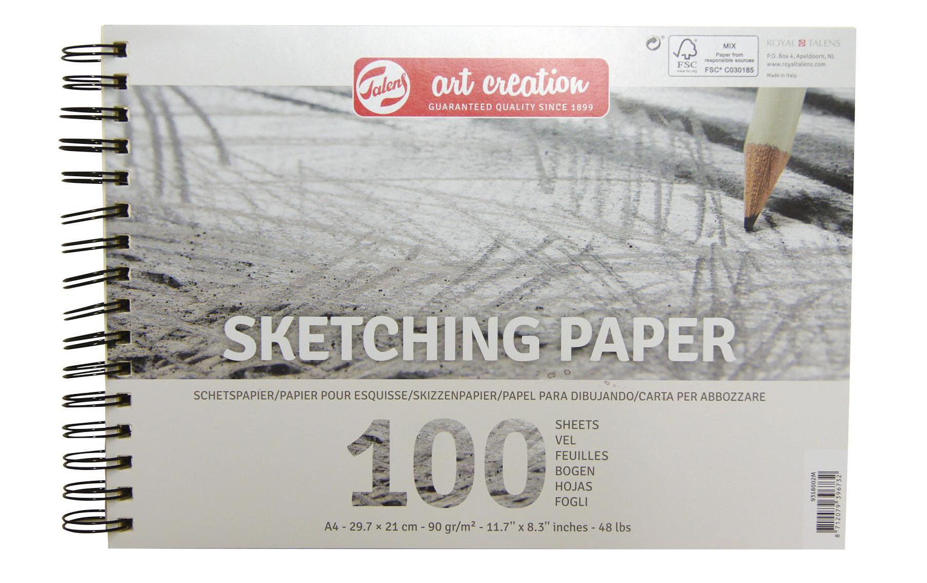 Zeichenblock A4 A4Skizzenpapier Ringbuch