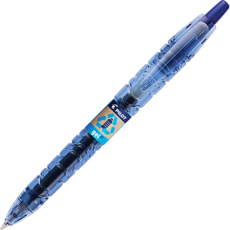 Stylo roller Pilot B2P Begreen rétractable pointe 0,7 mm - écriture moyenne